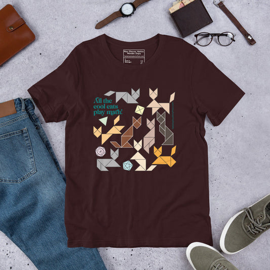 Cool Cats Play Math T-Shirt