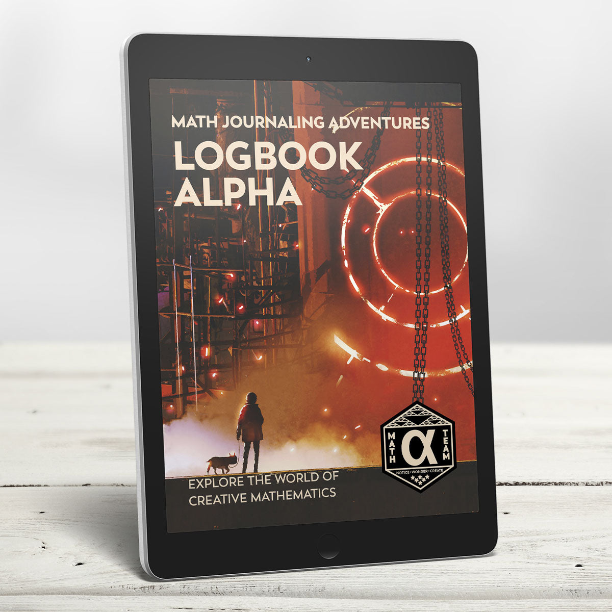 Logbook Alpha math journal by Denise Gaskins