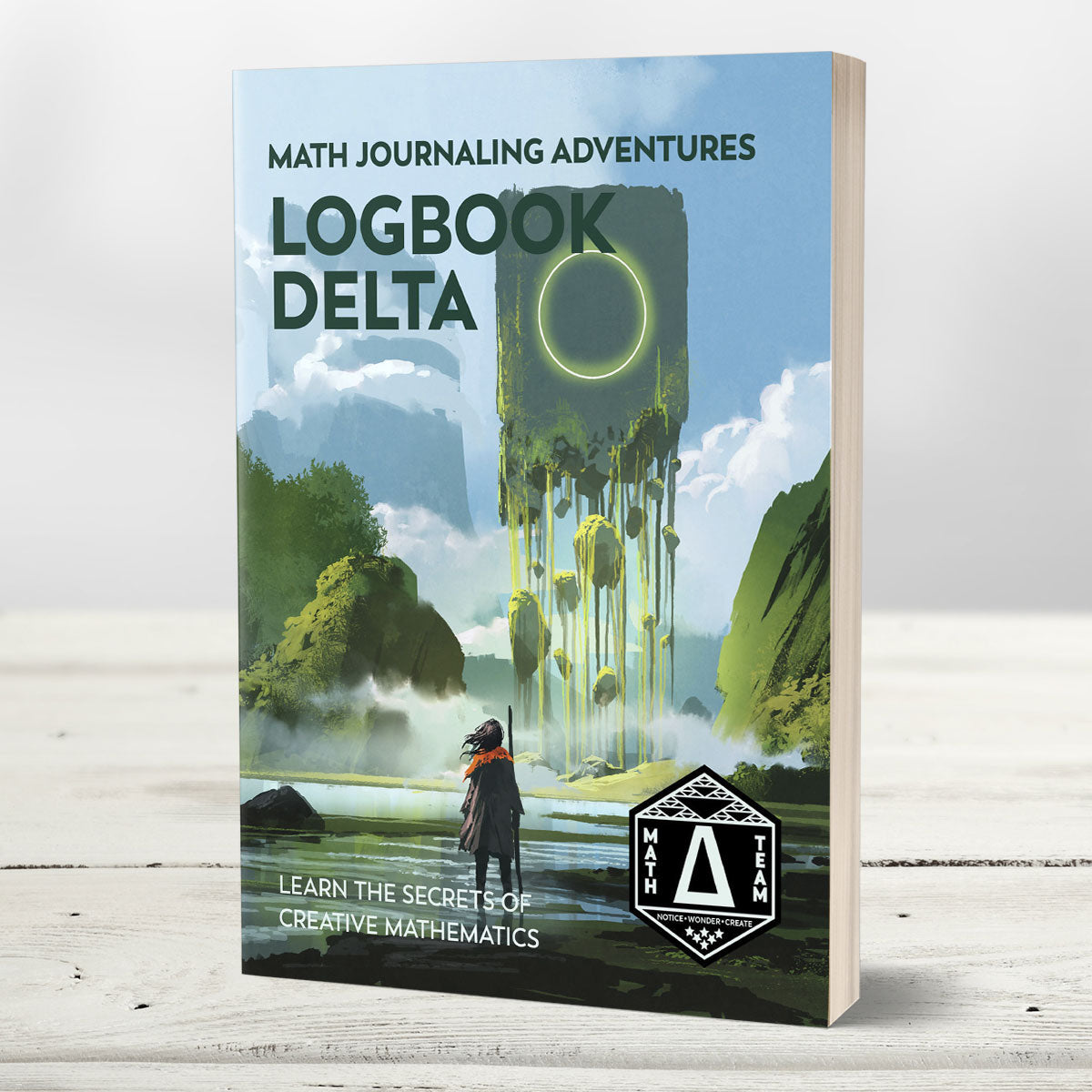 Logbook Delta paperback math journal by Denise Gaskins