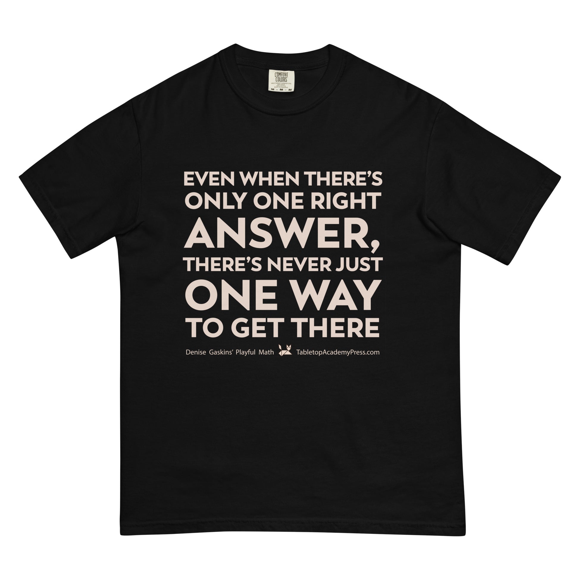 One Way T-Shirt, black