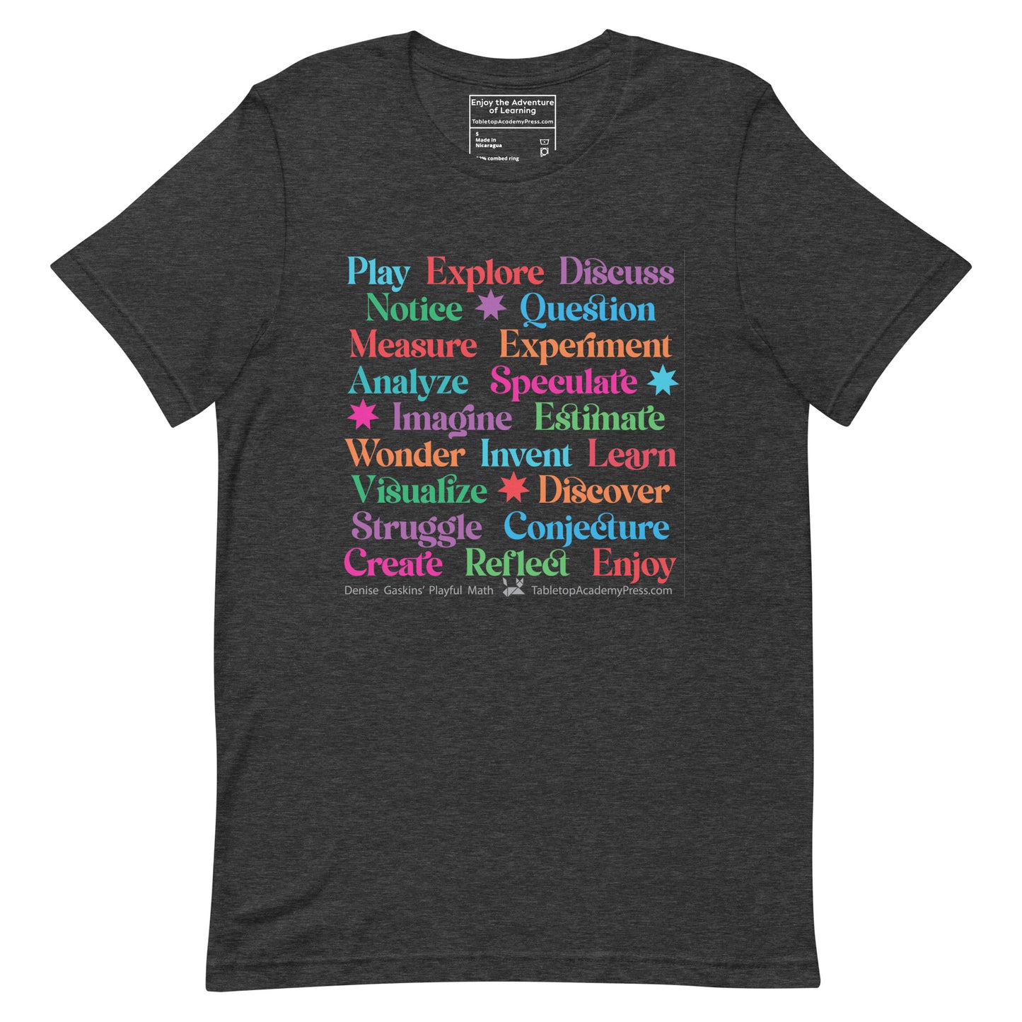 Active Learning T-Shirt, Lightweight heather grey