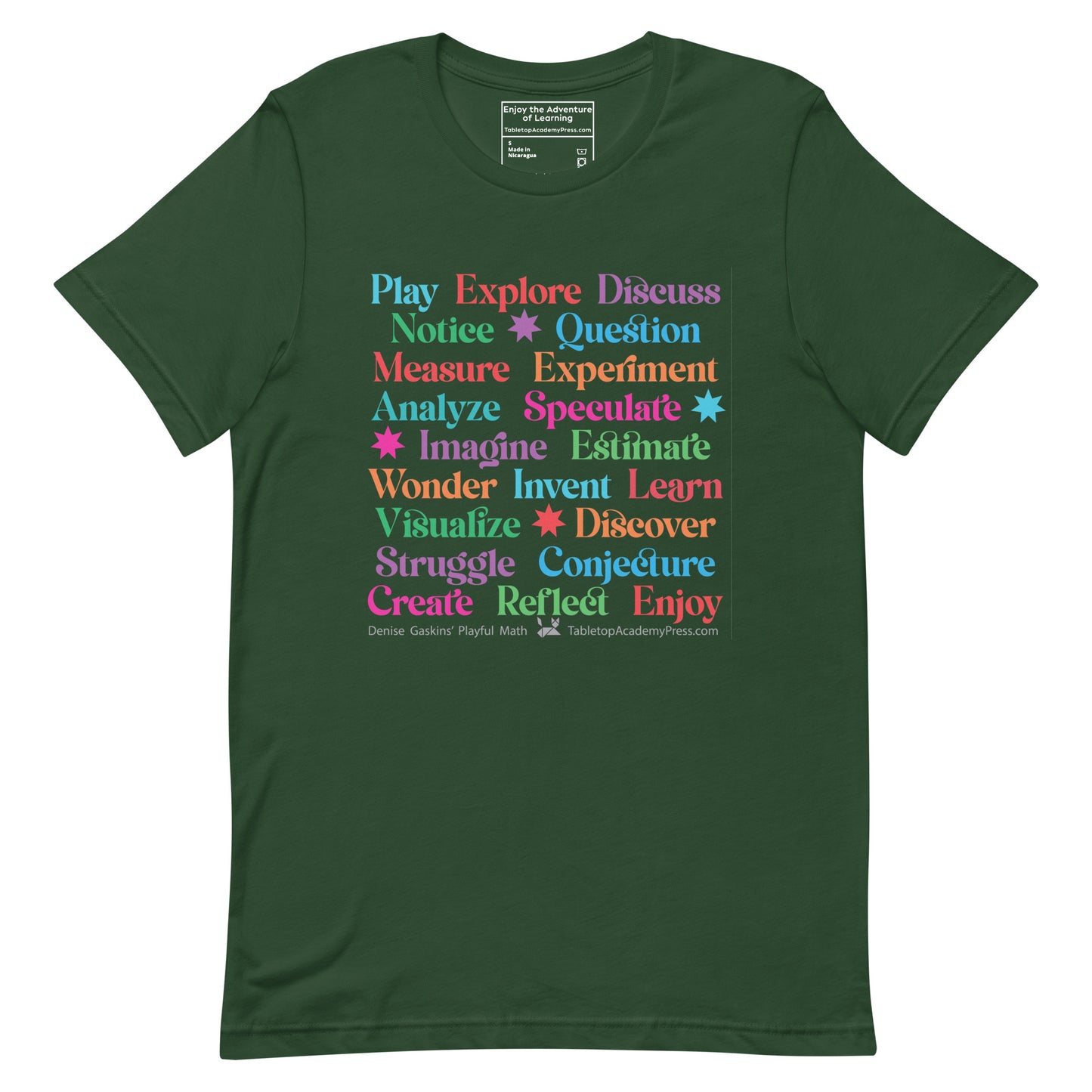 Active Learning T-Shirt, Lightweight forest
