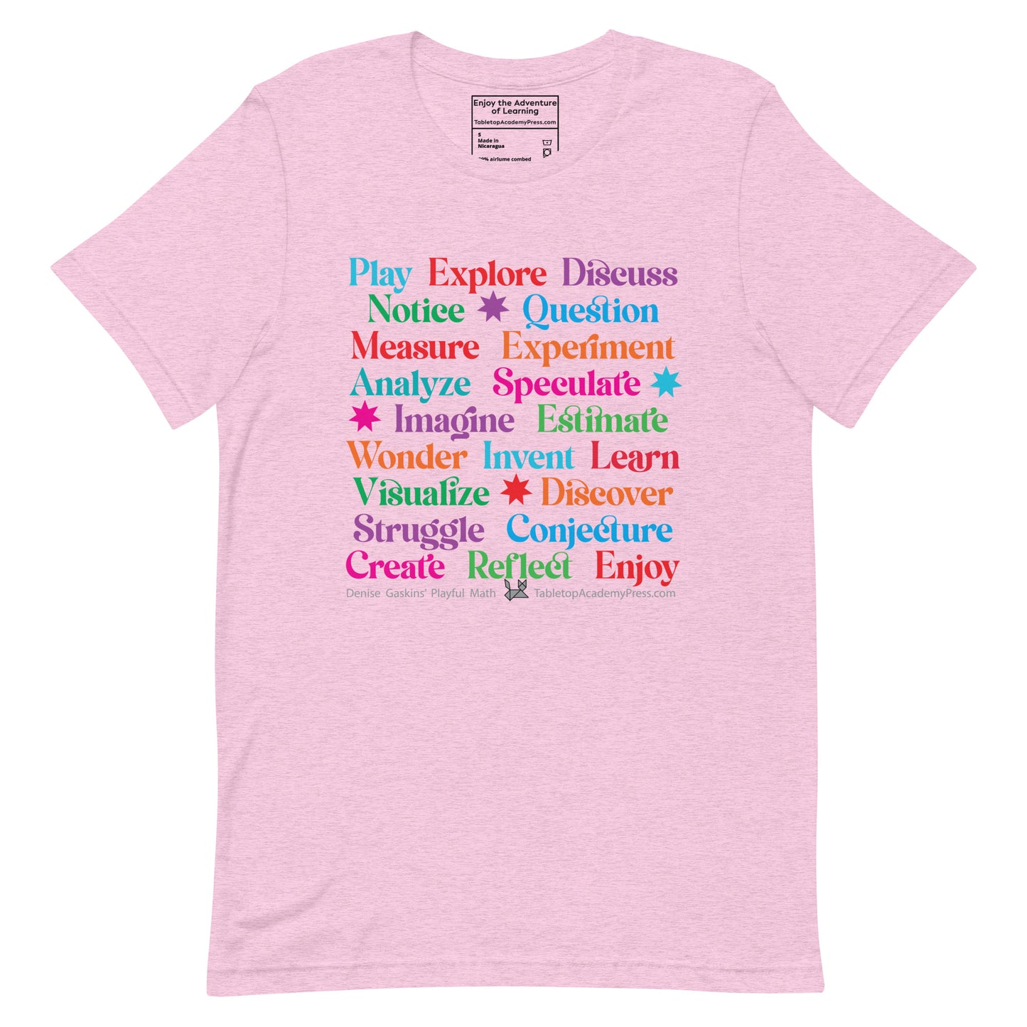 Active Learning T-Shirt, Lightweight heather lilac
