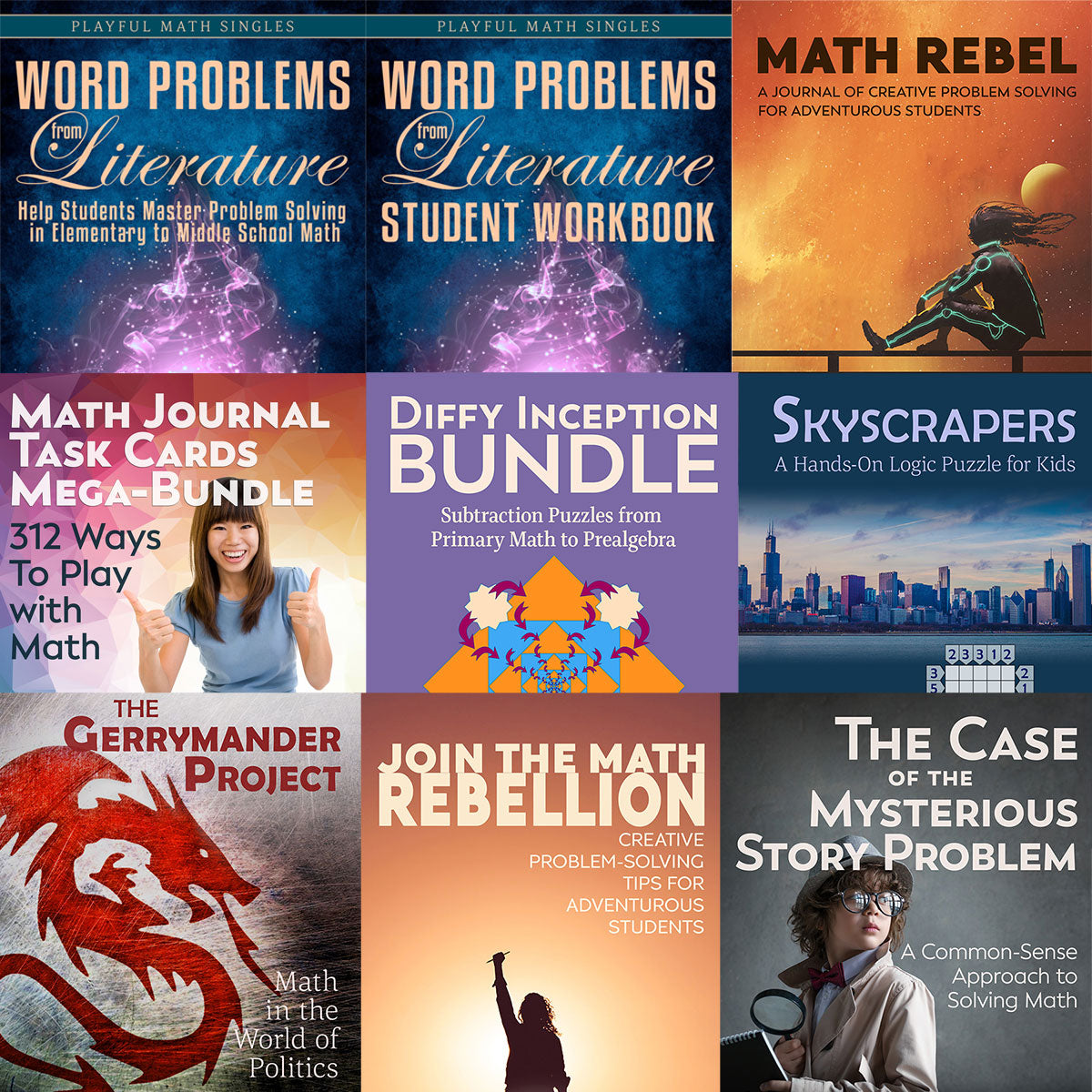 Problem-solving books by Denise Gaskins
