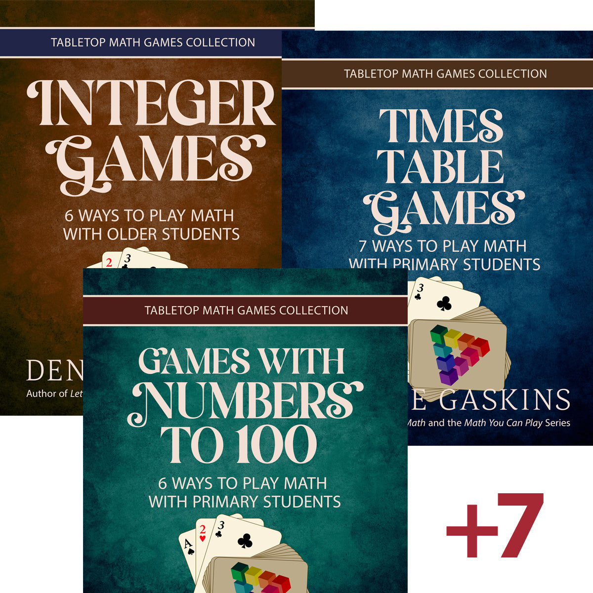 Volume Two Mega-Bundle printable math games by Denise Gaskins